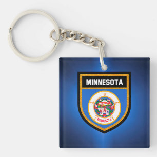 Minnesota Flag Keychain