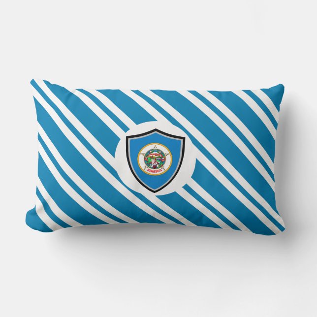 Minnesota flag lumbar pillow (Front)