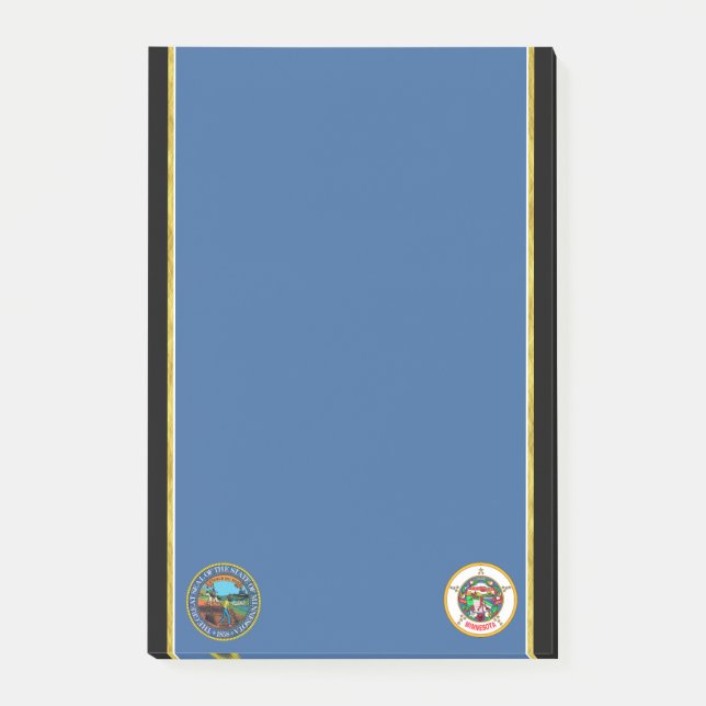 Minnesota flag post-it notes (Front)