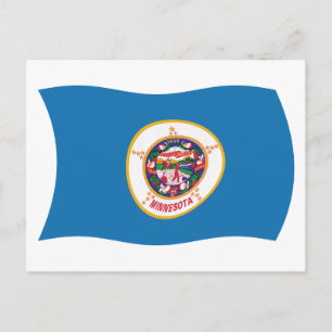 Minnesota Flag Postcard