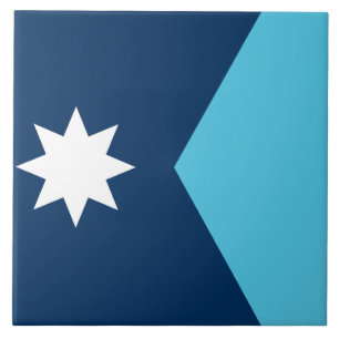 Minnesota Flag Tile