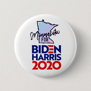 Minnesota for Biden Harris 2020 2 Inch Round Button
