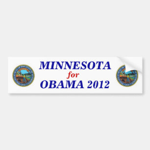 Minnesota for Obama 2012 sticker