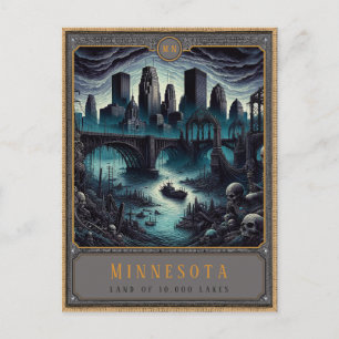 Minnesota   Gothic Art Postcard