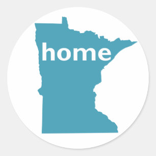 Minnesota Home Classic Round Sticker