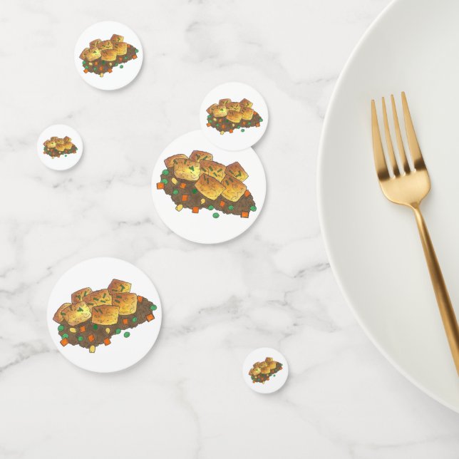 Minnesota Hot Dish Tater Tot Casserole Potluck Confetti (Group)