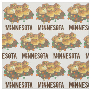 Minnesota Hot Dish Tater Tot Hotdish Casserole Fabric