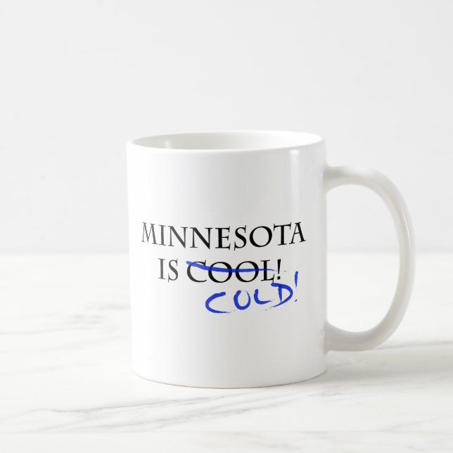 Minnesota is Cool - and Cold! Coffee Mug (Right)