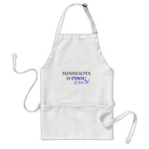 Minnesota is Cool - and Cold! Standard Apron