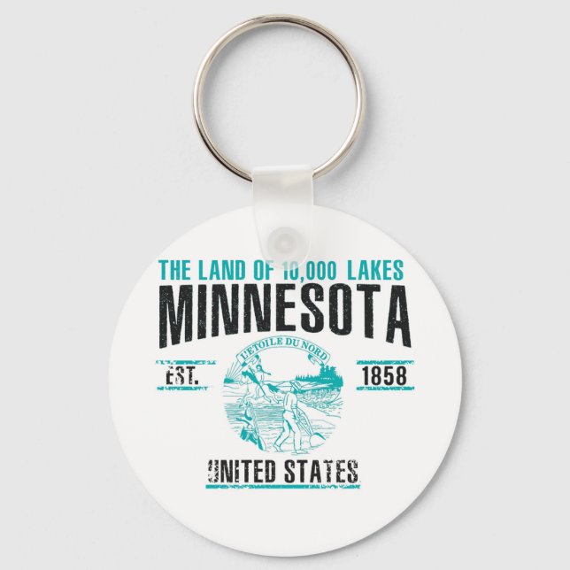 Minnesota Keychain (Front)