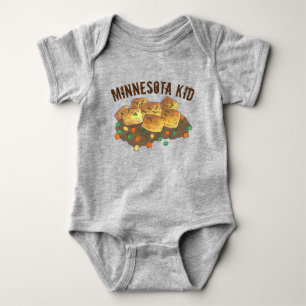 Minnesota Kid Hot Dish Tater Tot Hotdish Casserole Baby Bodysuit