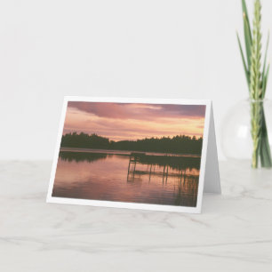 Minnesota Lake Vermillion Bay  Note Card