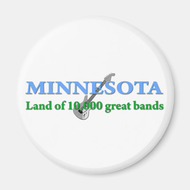 Minnesota - Land of 10,000 Bands Magnet (Front)