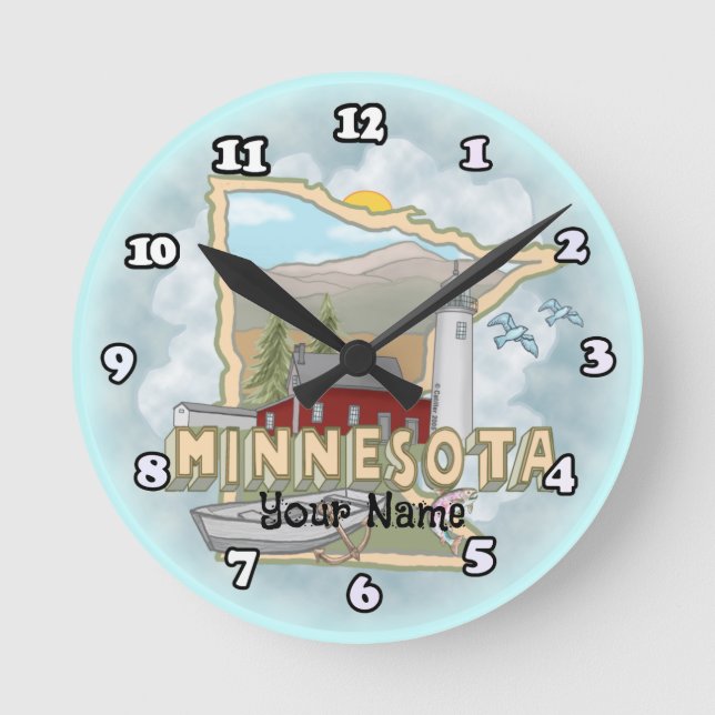 Minnesota Lighthouse clock (Front)