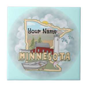 Minnesota Lighthouse tile
