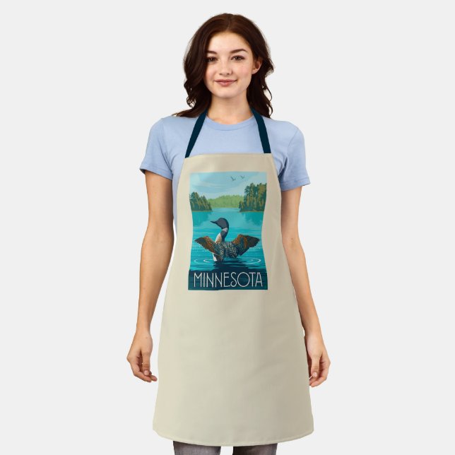 Minnesota | Loon Apron (Worn)