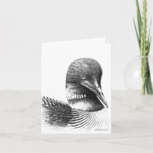 Minnesota Loon By William Martin Card