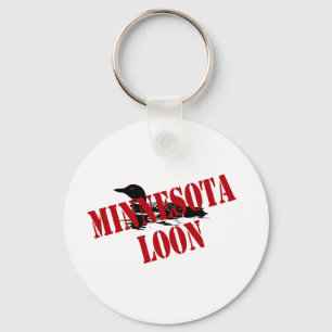 Minnesota Loon Keychain