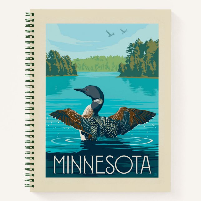 Minnesota | Loon Notebook (Front)