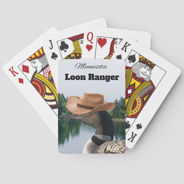Minnesota Loon Ranger Playing Cards (Back)