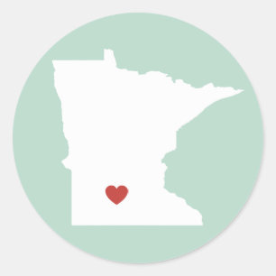 Minnesota Love - Customizable Sticker