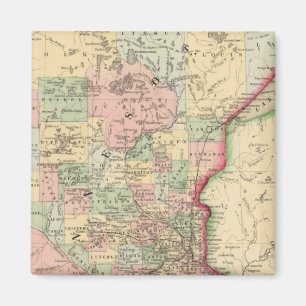 Minnesota Map by Mitchell Magnet