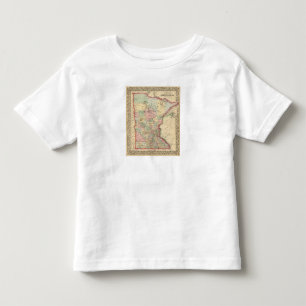 Minnesota Map by Mitchell Toddler T-shirt