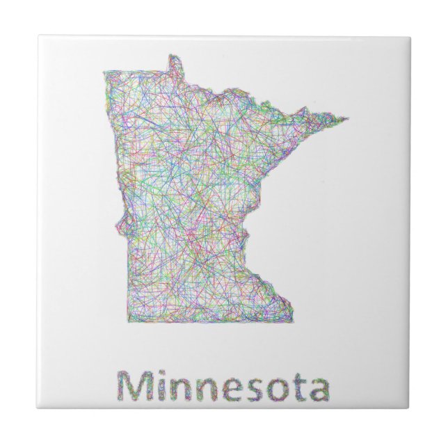 Minnesota map tile (Front)