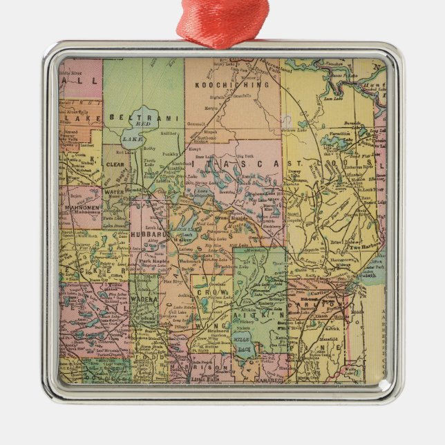 Minnesota Metal Ornament (Front)