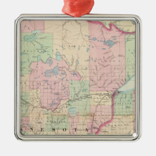 Minnesota Metal Ornament