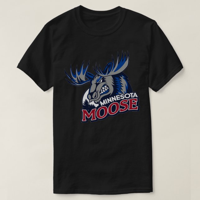 Minnesota Moose Junior Hockey T-Shirt (Design Front)