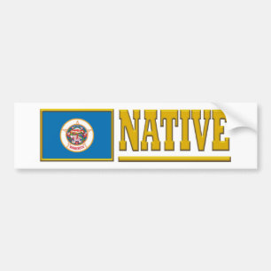 Minnesota Native Bumper Sticker