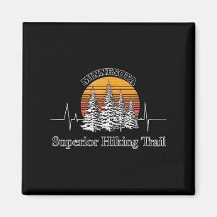 Minnesota Nature Superior Hiking Trail Heartbeat F Magnet