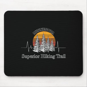 Minnesota Nature Superior Hiking Trail Heartbeat F Mouse Pad