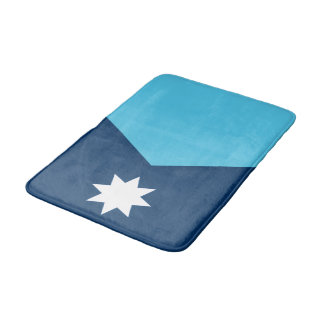 Minnesota new flag bath mat