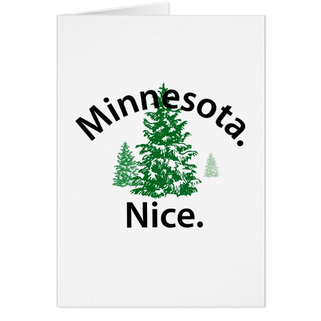 Minnesota Nice.  Period! (black text) (Front)