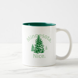 Minnesota Nice.  Period! Two-Tone Coffee Mug