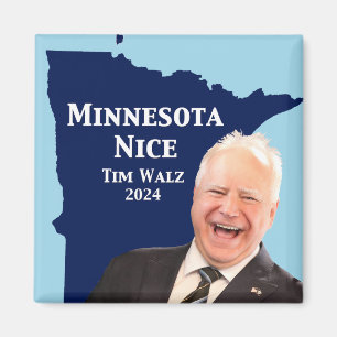 Minnesota Nice Tim Walz Magnet