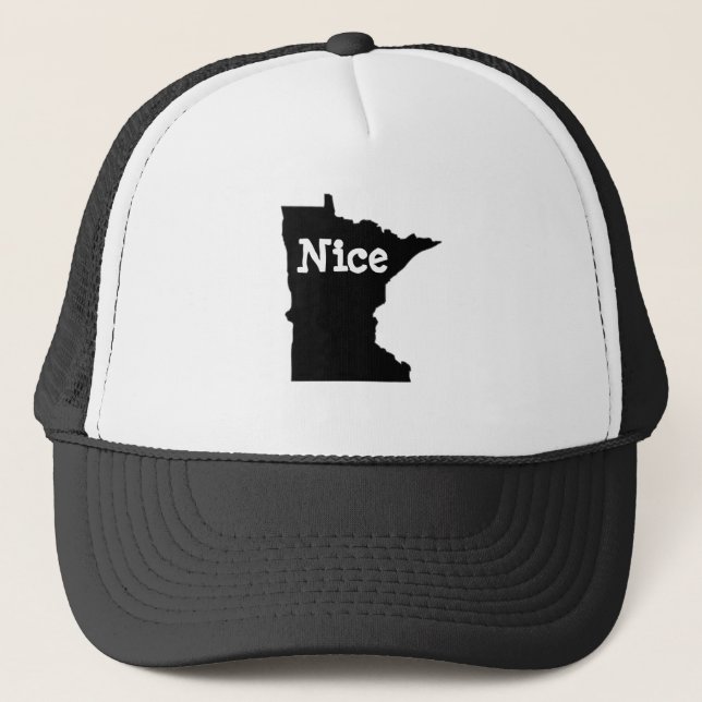 Minnesota Nice Trucker Hat (Front)