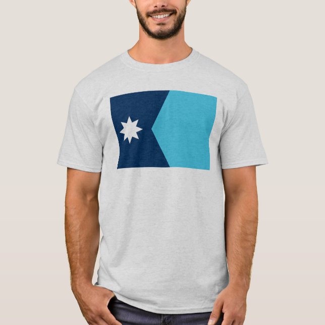 Minnesota North Star Flag T-Shirt (Front)