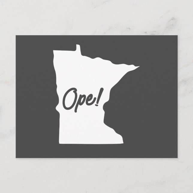 Minnesota Ope Postcard (Front)