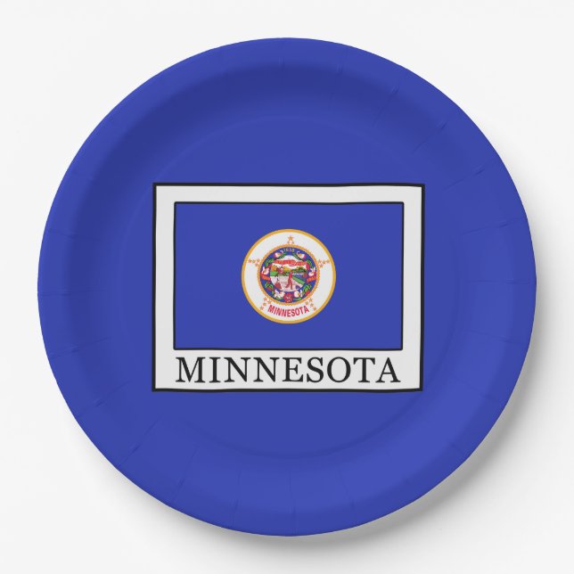 Minnesota Paper Plate (Front)