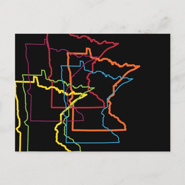 minnesota pride blur postcard (Front)