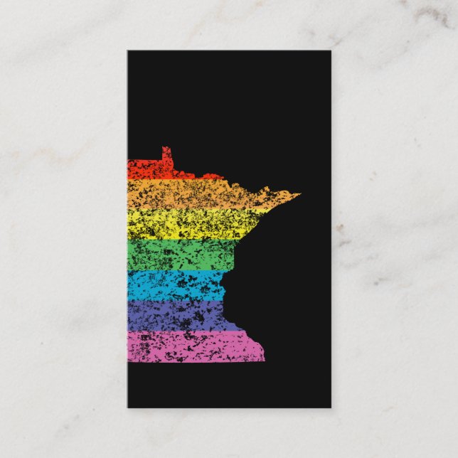 minnesota rainbow business card (Front)