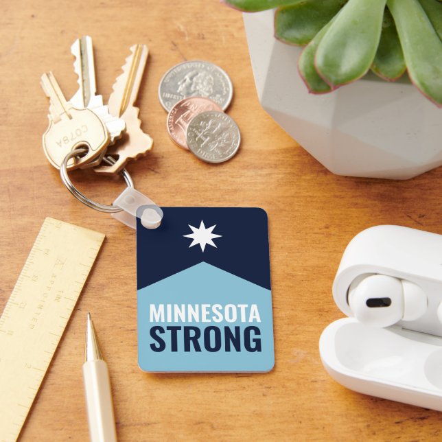 Minnesota Rebel New State Flag Keychain (Desk)