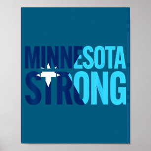 Minnesota rebel new state flag  poster