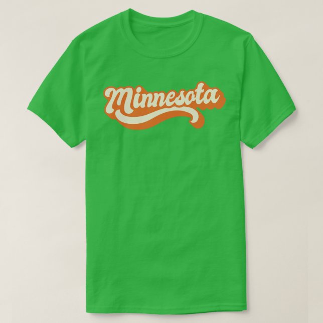 Minnesota Retro  T-Shirt (Design Front)