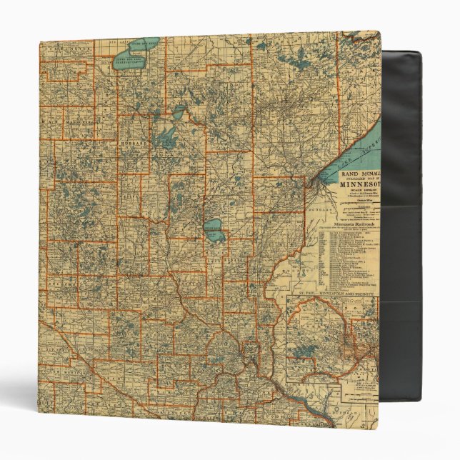 Minnesota road map binder (Front/Inside)