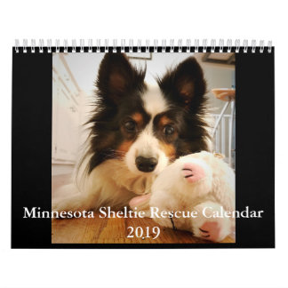 Minnesota Sheltie Rescue Calendar for 2019