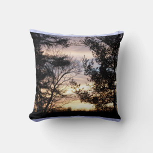 Minnesota Spring Sunset Throw Pillow